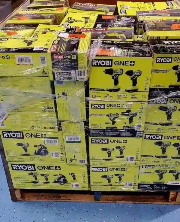 Wholesale Ryobi Tool Pallet (55 –70+ Pieces)